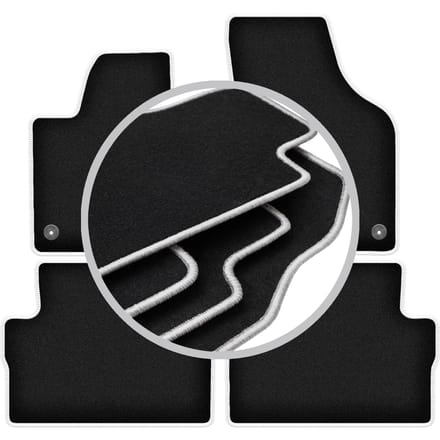 CARLUX-SILVER automatten voor: Seat Alhambra II minivan (2010-2018)