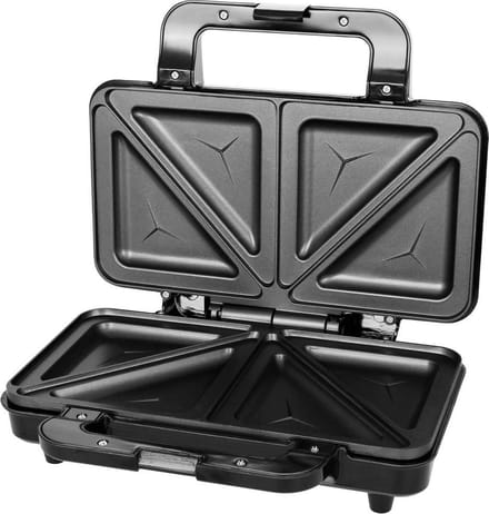 EMERIO ST-125833 Tosti-apparaat RVS, Zwart