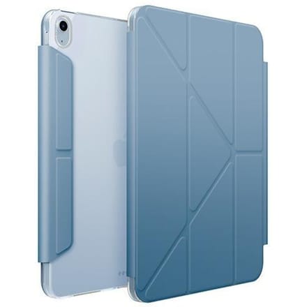 UNIQ Camden Click hoes iPad Air 13  M2 2024 / M3 2025 / M4 2026 blauw/steenblauw