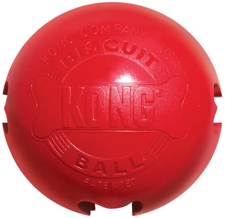 Kong biscuit ball rood large - 1 ST