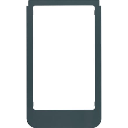 Groot afgerond design frame mat antraciet kunststof - WD2117