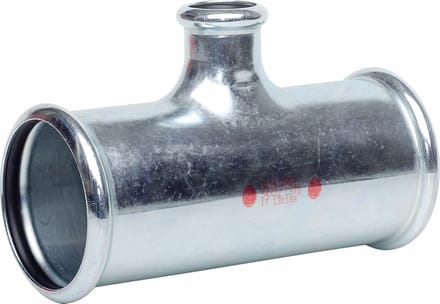 RM Steelpres Reducerend T-stuk 22 x 15 x 22