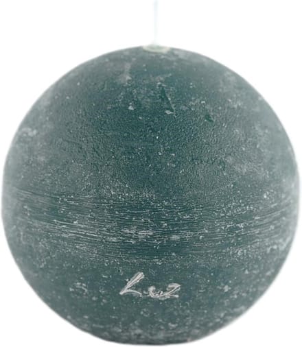 Rasteli Luz Your Senses Kaars- Bolkaars Groen-Atlantic Deep D 10 cm