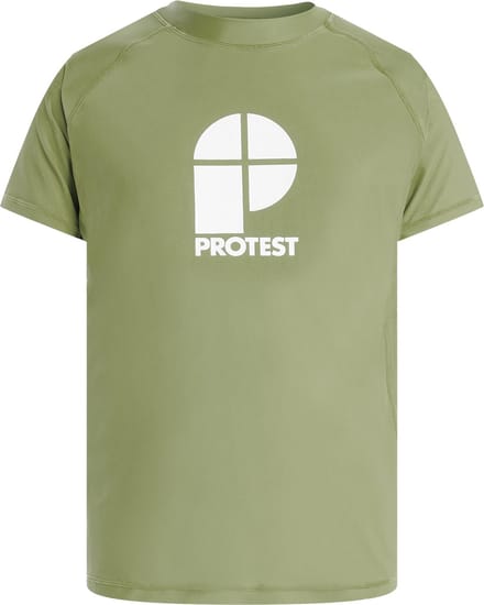 Protest PRTCater – Uv shirt Heren – Korte mouwen – Ronde hals – Wit