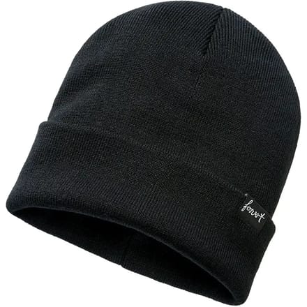 FORVERT - Maverick Rib Beanie Muts - Zwart