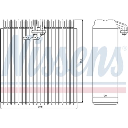 Verdamper, airconditioning NISSENS 92107