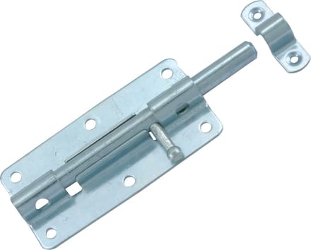 Starx grendel - Vlak model - 100 mm - Verzinkt - Met sluitbeugel