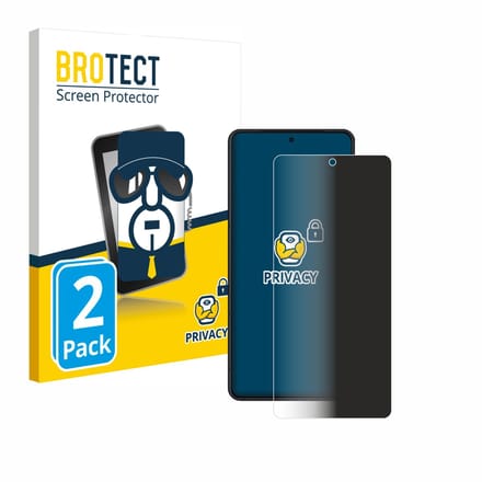 BROTECT - privacy screenprotector voor ASUS ROG Phone 8 Pro Edition - Folie Beschermfolie Blauwlichtfilter 2 Stuks