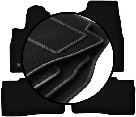 Complete set veloursmatten voor: Ford Explorer MK6 ST-Line pick-up (2019-)