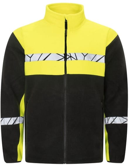 ProJob 7300 FLEECE 647300 - Zwart/Geel - 4XL
