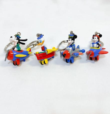 Mickey Mouse, Goofy And Donald Duck Sleutelhangers Set Van 4