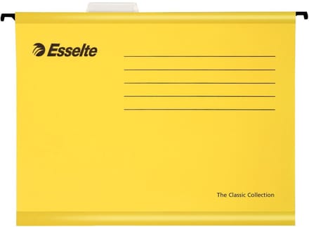 Esselte Classic hangmappen voor ladentussenafstand 365 mm geel