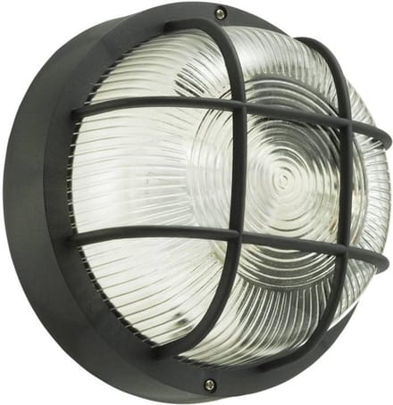 Benson Ronde buitenlamp - waterdicht - zwart - E27 fitting - 18 cm
