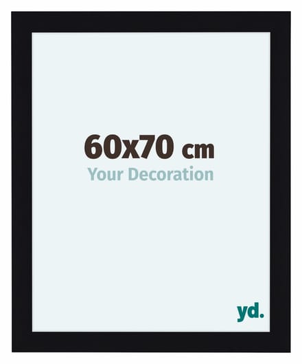 Your Decoration - Fotolijst 60x70 cm - MDF - Zwart Hoogglans - Como