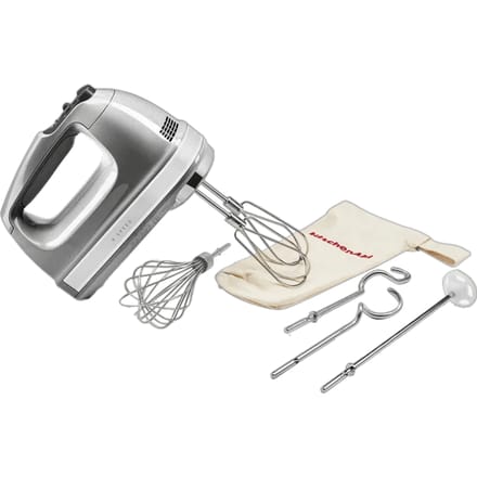 KitchenAid Artisan 5KHM9212ECU - Handmixer - 85 W - Contour Silver - 9 Snelheden