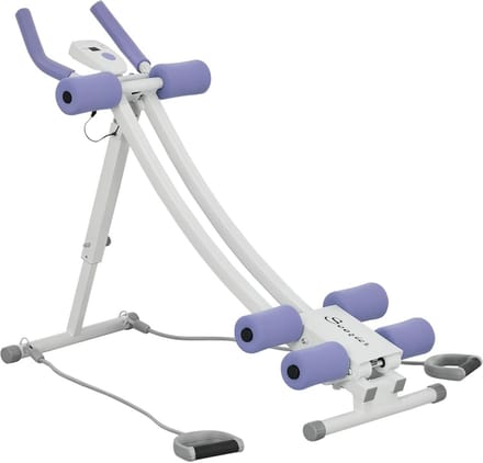Opvouwbare Buikspiertrainer met Weerstandsbanden - Verstelbare Abdominal Trainer voor Thuis