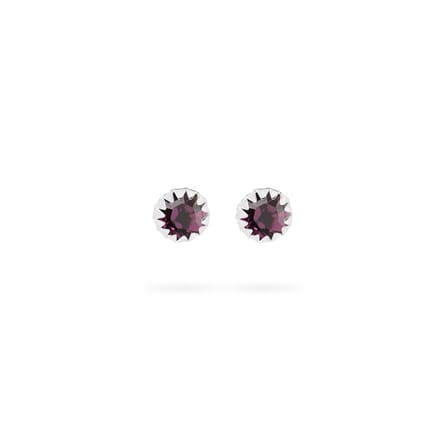 Amethist Oorknopjes 925 Zilver