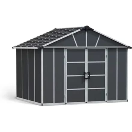 Canopia Metalen Tuinhuis Yukon - Donkergrijs - 271x332cm
