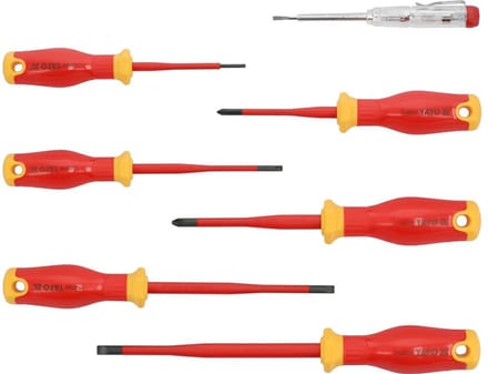 Yato - Isolerende Schroevendraaierset Extra Slim - 1000V - 7 Delig