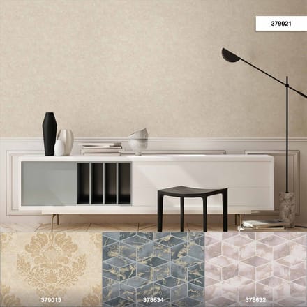 GEMELEERD STRUCTUUR BEHANG | Modern - beige bruin - A.S. Création Metropolitan Stories 2
