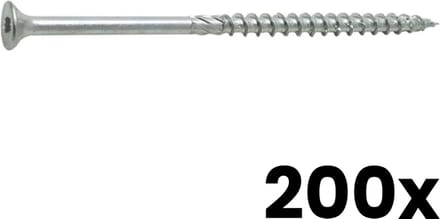 Kelfort Spaanplaatschroef 5.0X60 Tx20 Deeldraad Silverdrill 2.0 - 5567269