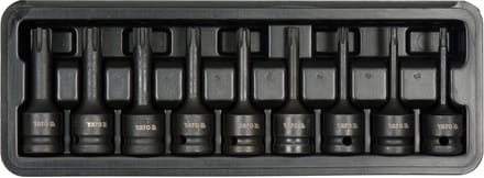 Yato - Ribe Dopsleutelset - 9-delig - 1/2" - CrMo Staal