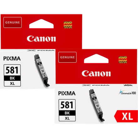 Canon CLI-581XL Cartridges Zwart Duo Pack