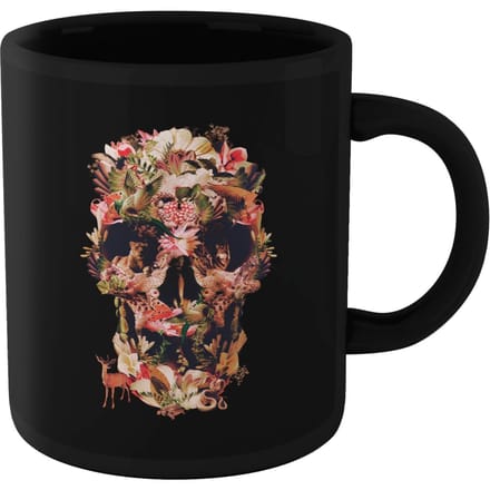 Ikiiki Jungle Skull Mug - Black