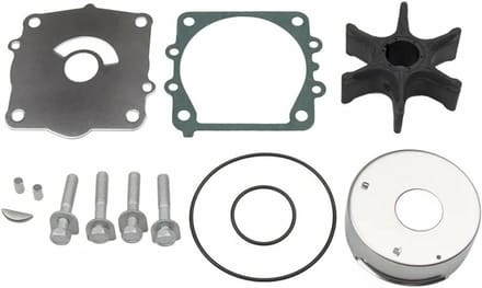 Waterpomp Onderhoudsset - Waaier Kit - Motor Koeling - Duurzame Materialen - 75-130 pk - Zwart
