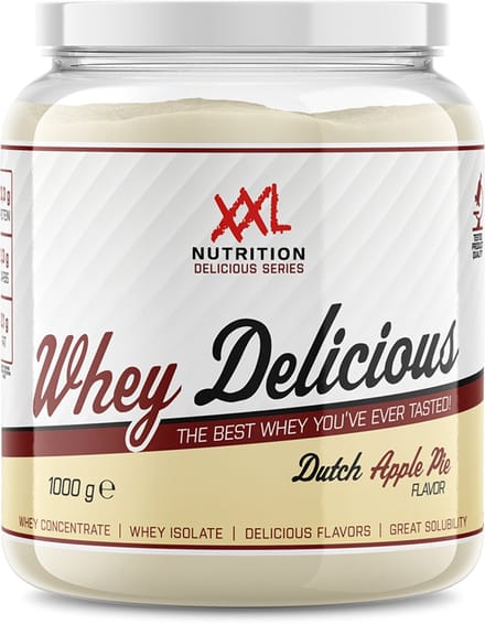 XXL Nutrition - Whey Delicious - Appeltaart - Eiwitpoeder - 1000 g