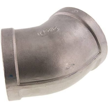 Rp 2 1/2'' RVS L-Fitting 45graden 16 Bar - FL2E-F-SH-212R-45