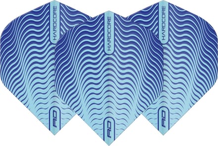 Red Dragon Hardcore Radical Blue Wave - Dart Flights