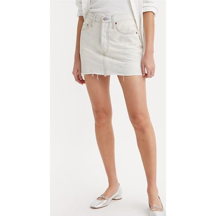 Levi's Icon Denim Skirt White Größe: W24 | Jeansröcke Outlet | Damen | Blau