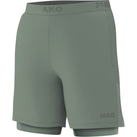 Jako Power 2-In-1 Short Heren - Mintgroen | Maat: S