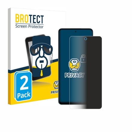 BROTECT - privacy screenprotector voor Oppo A5 4G - Folie Beschermfolie Blauwlichtfilter 2 Stuks