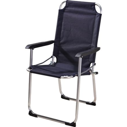 Campingstoel - Aluminium - Donkerblauw