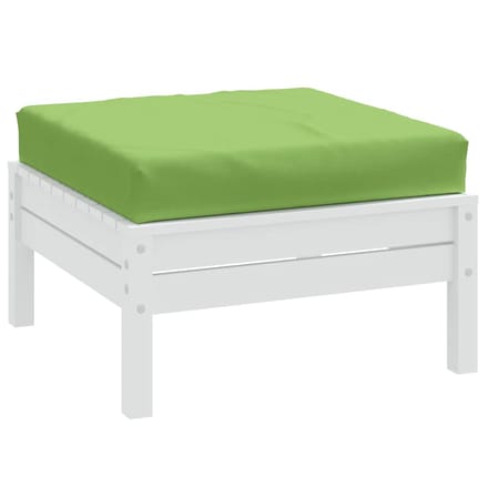 vidaXL - Palletkussen - 60x60x9,5 - cm - stof - gemêleerd - groen