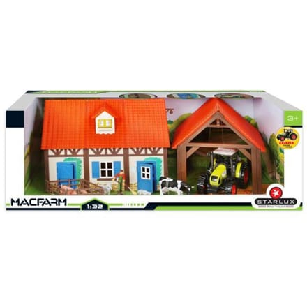 Disney MacFarm boerderij met Claas tractor en accessoires Diverse speelgoedvoertuigen