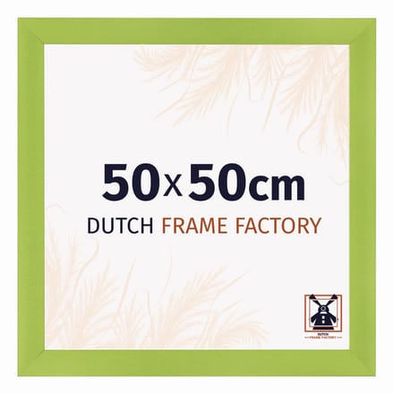 Fotolijst 50x50 cm - MDF - Groen - Praag