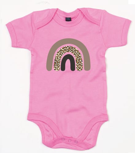 Rompertje Rainbow-Bubble Gum Pink-0-3 Maanden
