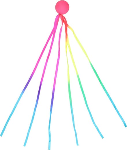 Balletje met Regenbooglint