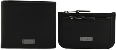 HUGO Kaarthouder Cadeauset Gift Set Card Wallet / Coin Case Black Zwart