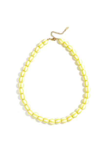 Ibiza ketting Geel