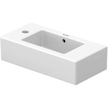 Duravit Vero wash hand basin 50 cm tap hole left