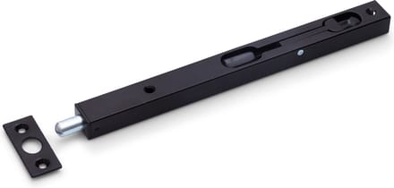 Wovar Kantschuif Zwart Bascule 400 x 20 x 15 mm | Per Stuk