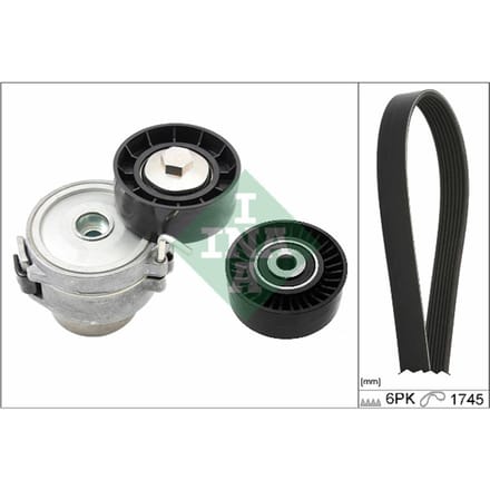Poly V-riem set Schaeffler INA 529 0518 10