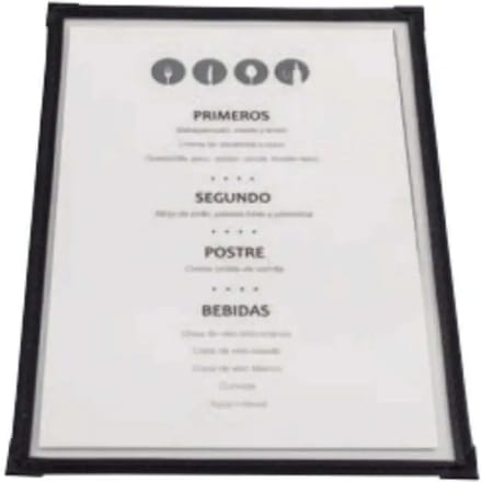 Menu lijst A5 opslaan collectie Lacor