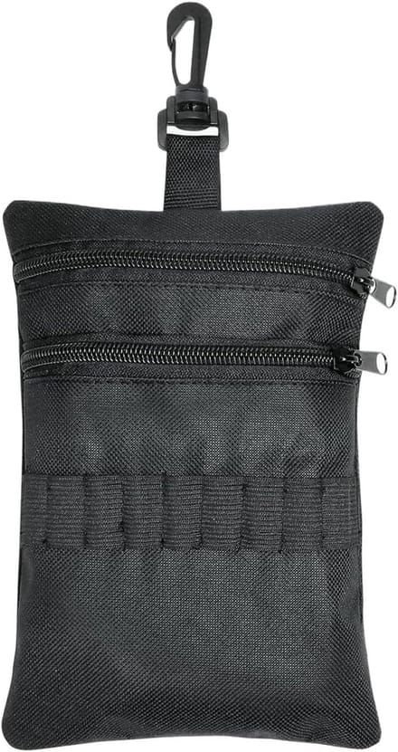 Golftas Organizer - Kleine Tas - Training Buiten - Modulair Verwijderbaar - 20x14 cm - Zwart