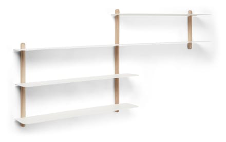 Gejst Nivo Wandrek Configuratie B - eiken/wit