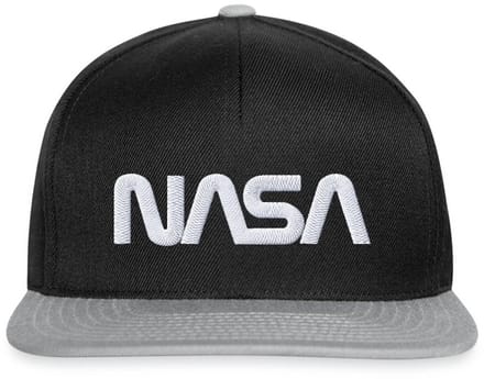 NASA Logo Wit Borduurwerk Snapback cap